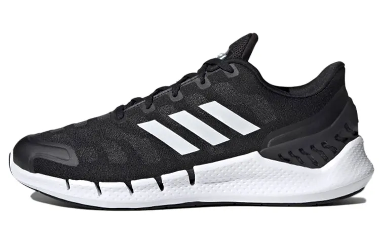 Adidas Climacool Ventania Textile, Synthetic Leather Low top Casual Running Shoes Unisex Black