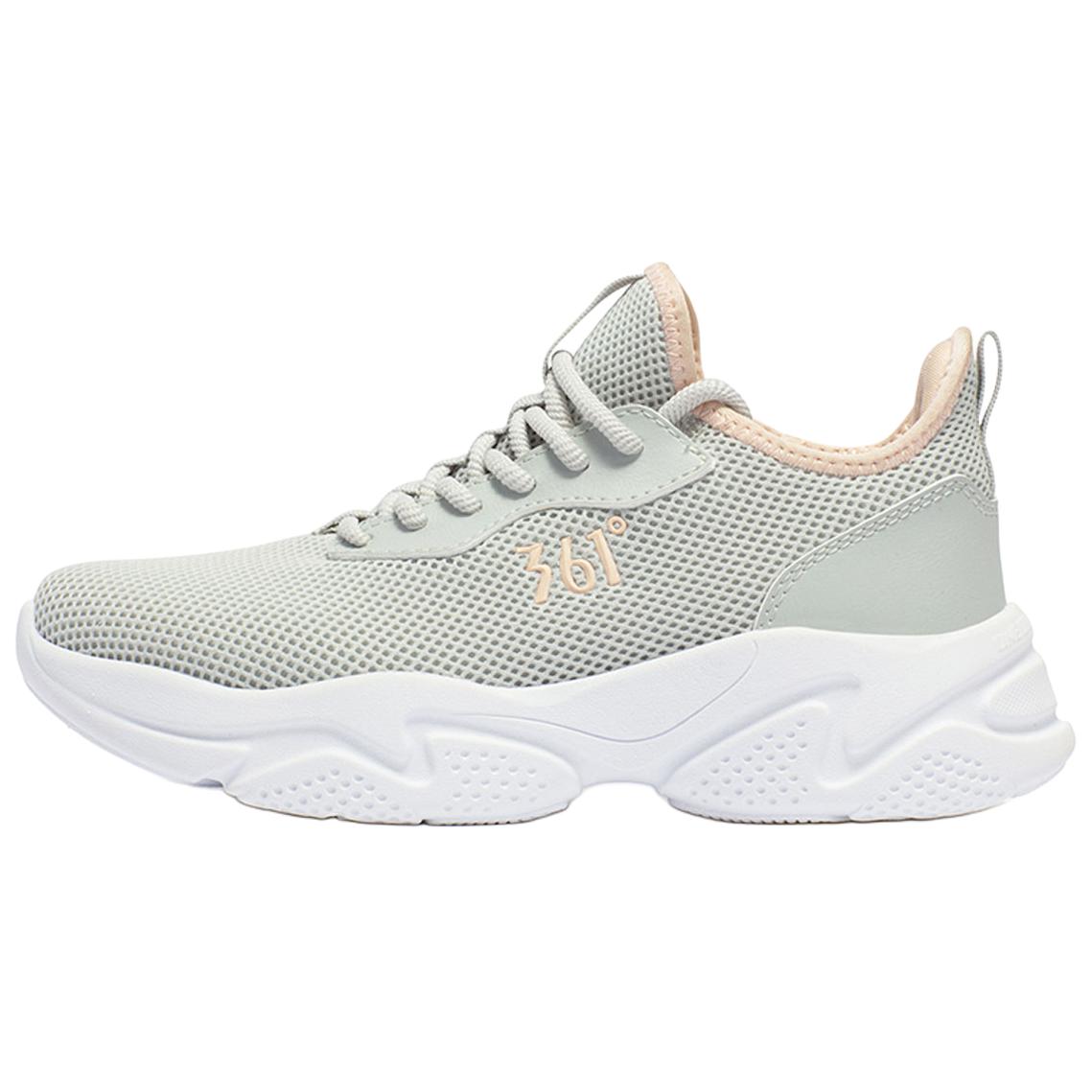 361° Cushioning, Wear Resistant Low top Casual Running Shoes Women’s Gray Pink