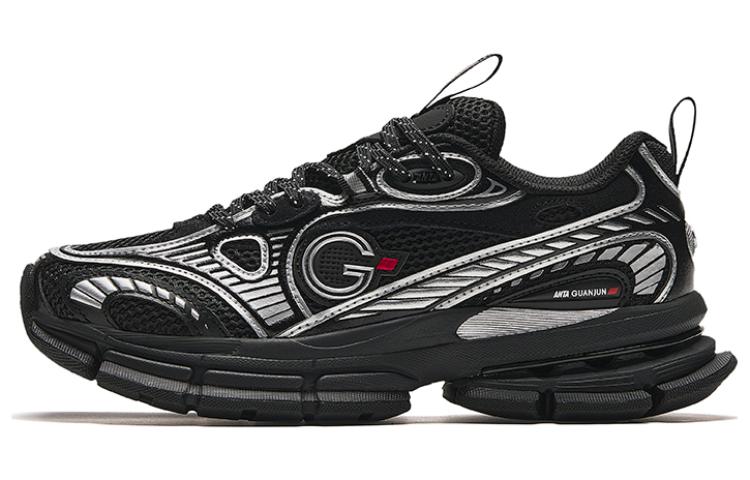 Anta Champion All Weather Series Comfortable Slip Resistant Slip Resistant Low top Running Shoes Women's Black