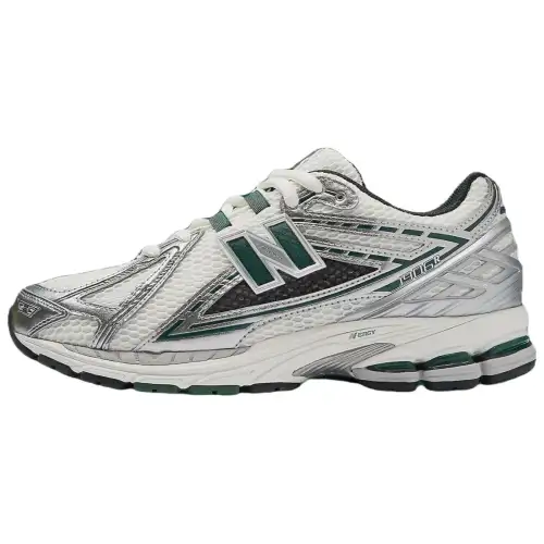 New Balance NB 1906R Versatile Fashion Shock-Absorbing Low-Top Running Shoes White Silver
