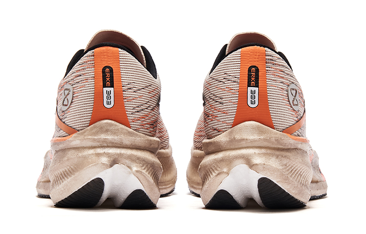 Erke Zhijing 1.0 Full Length Carbon Plate Cushioning Slip Resistant Abrasion Resistant Breathable