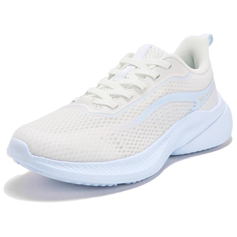 361° Breathable Lightweight Rebound Low top Casual Running Shoes Women’s Feather White Glacier Blue