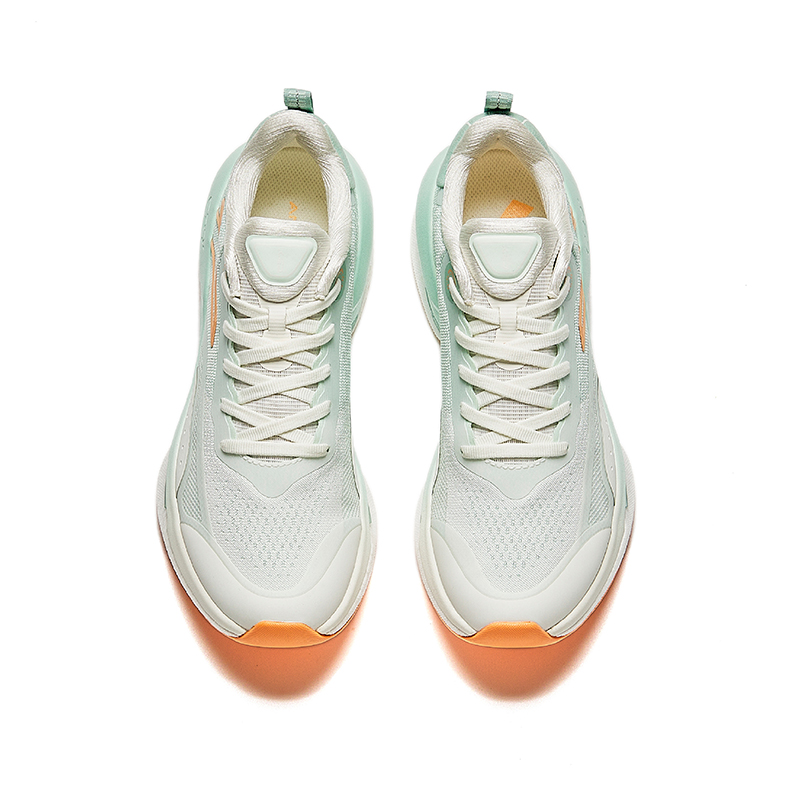 Anta Running Collection Slip Resistant Abrasion Resistant Low top Casual Running Shoes Women’s White Green