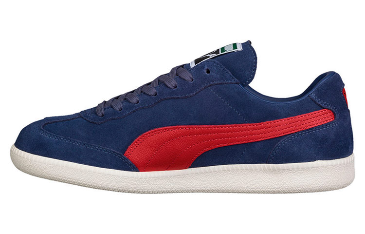 PUMA Liga Suede Low Running Shoes Blue/Red/White Women's