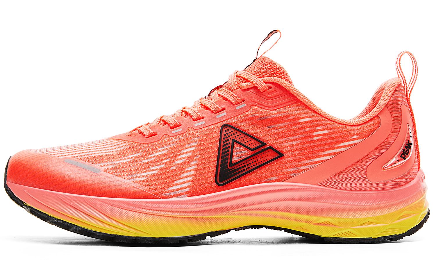 PEAK Abrasion Resistant Rebound Low top Training Running Shoes Men’s Fluorescent Water Red