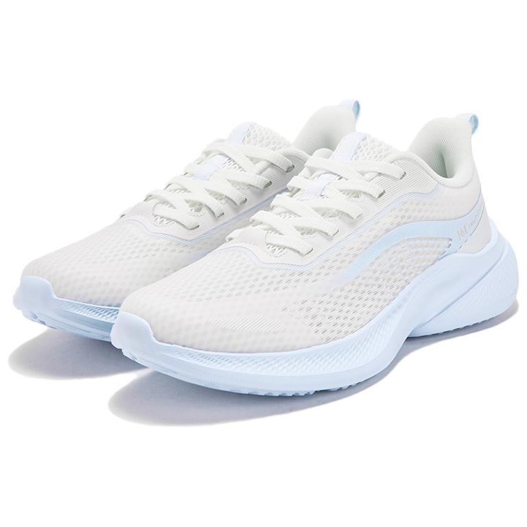 361° Breathable Lightweight Rebound Low top Casual Running Shoes Women’s Feather White Glacier Blue