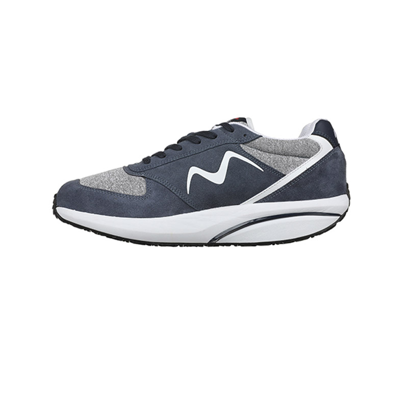 MBT Outdoor Shoes Men’s Low Top Dark Blue/Light Gray
