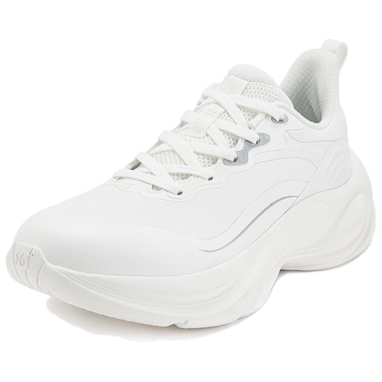 361° Spiritual Fox 2.0 Cushioning Breathable Height Increasing Low top Training Casual Running Shoes Women’s White