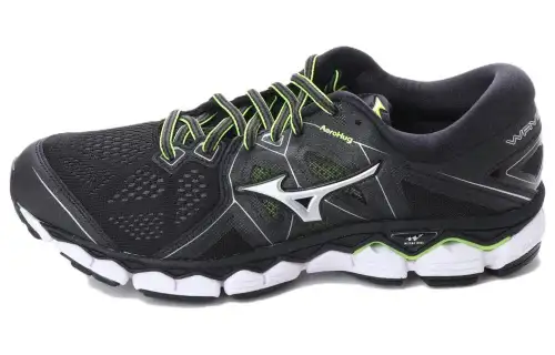 Mizuno Wave Sky 2 Cozy Wear resistant Gray White Green