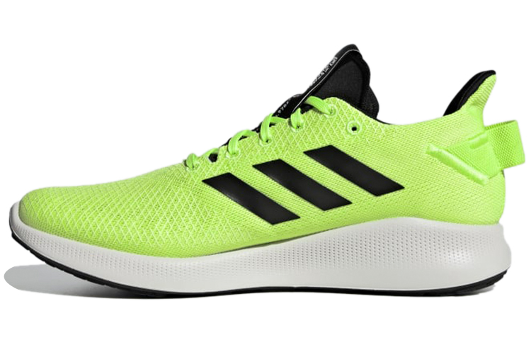 Adidas SenseBounce+ Street Breathable Mid top Running Shoes Men's Green Black