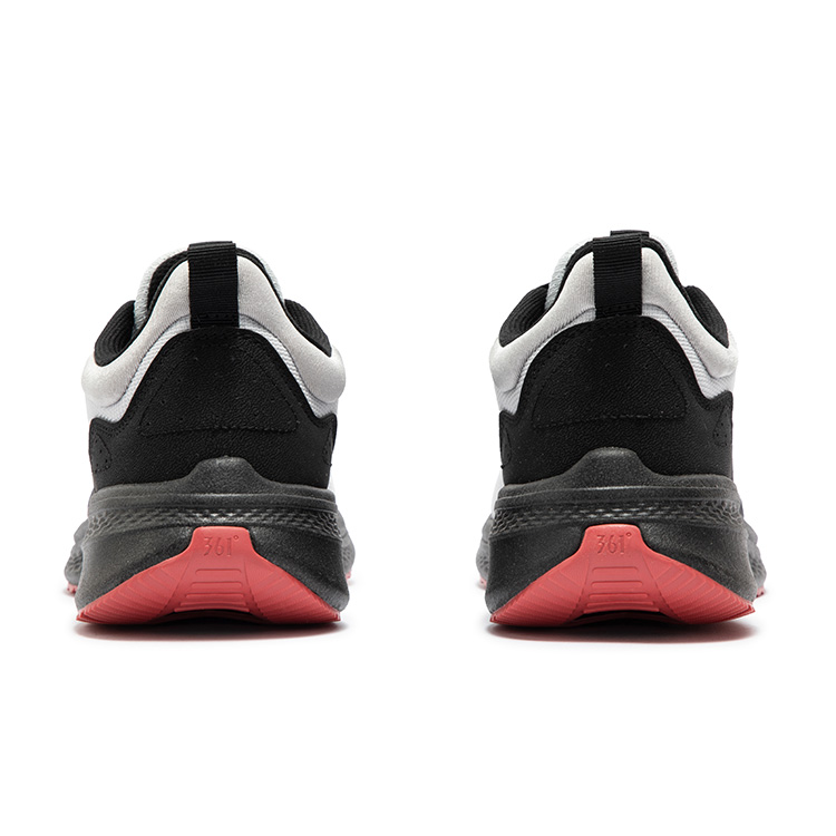 361° Slip Resistant Abrasion Resistant Low top Casual Running Shoes Men’s White Black