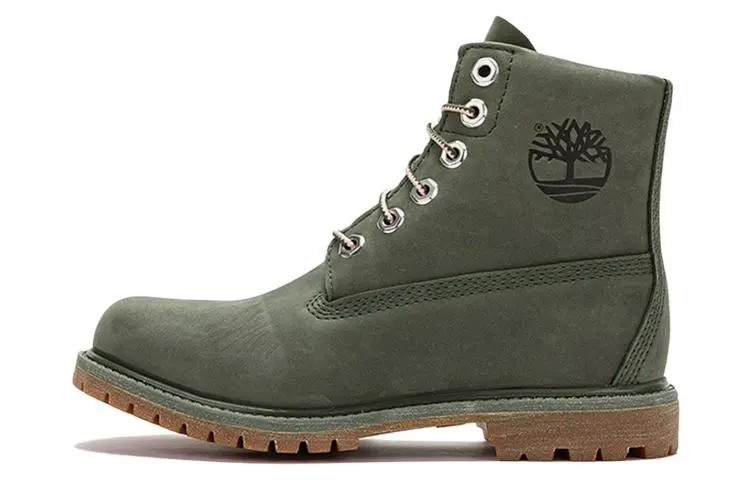 Timberland Nellie 6 Inch Waterproof Boots 'Dark Green Nubuck' Women's