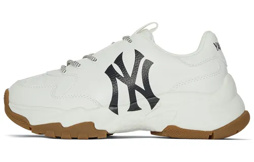 MLB Big Ball Chunky Height Increasing Low top Chunky Sneakers Unisex Ecru