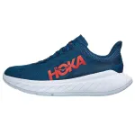 HOKA ONE ONE Carbon X 2 Moroccan Blue Hot Coral Women's
