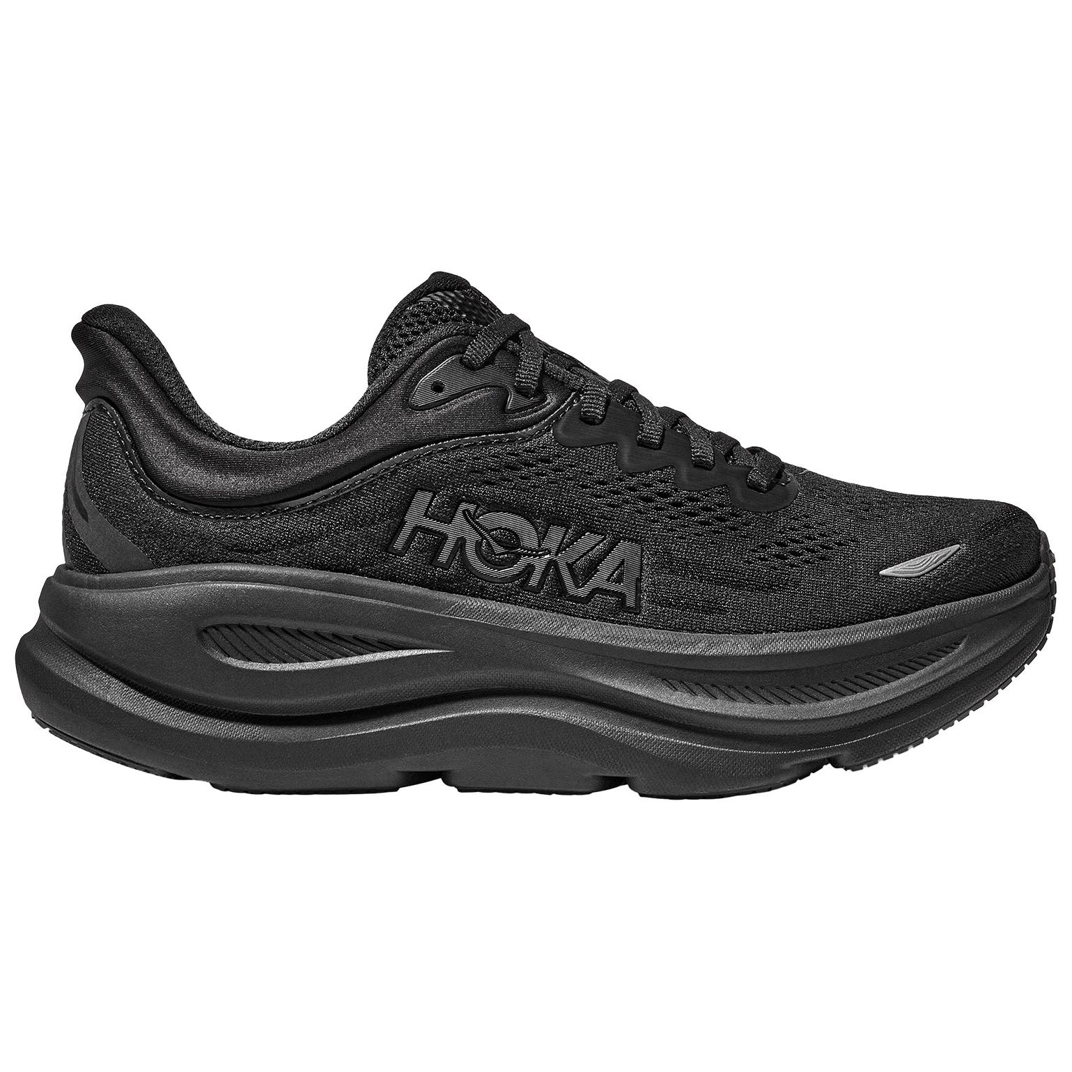 HOKA ONE ONE Abrasion Resistant Breathable Low top Long Distance Running Shoes Women’s Black Wide Fit