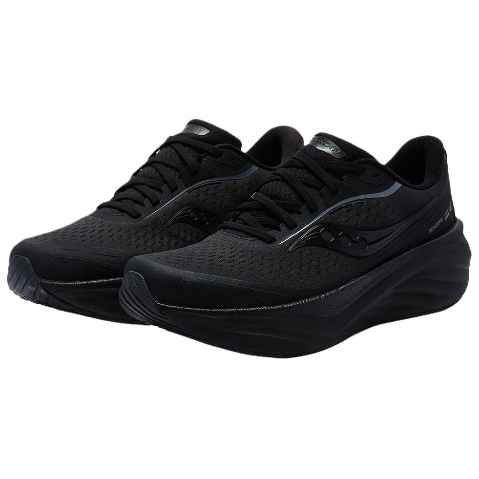 Saucony PHOENIX INFERNO Firebird 4 Mesh Casual Running Shoes Unisex Black