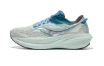 Saucony Triumph Victory 21 Comfortable Cushioning Lightweight Low top Running Shoes Women's Gray