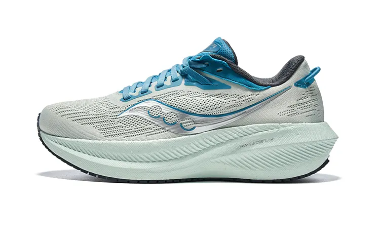 Saucony Triumph Victory 21 Comfortable Cushioning Lightweight Low top Running Shoes Women's Gray