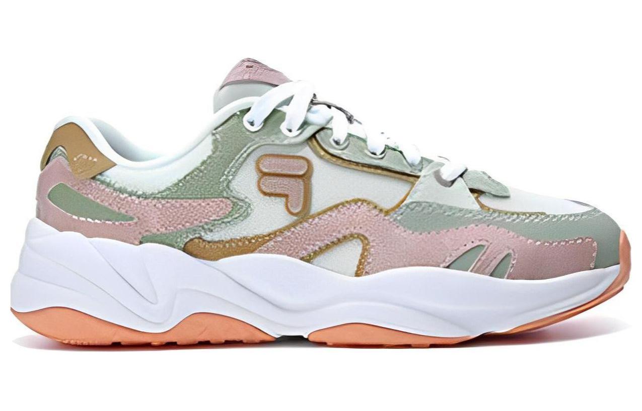 FILA FUSION Flash Sneakers ‘White Green Pink’ Women’s
