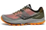Saucony Low top Running Shoes Men's Gray Green Orange