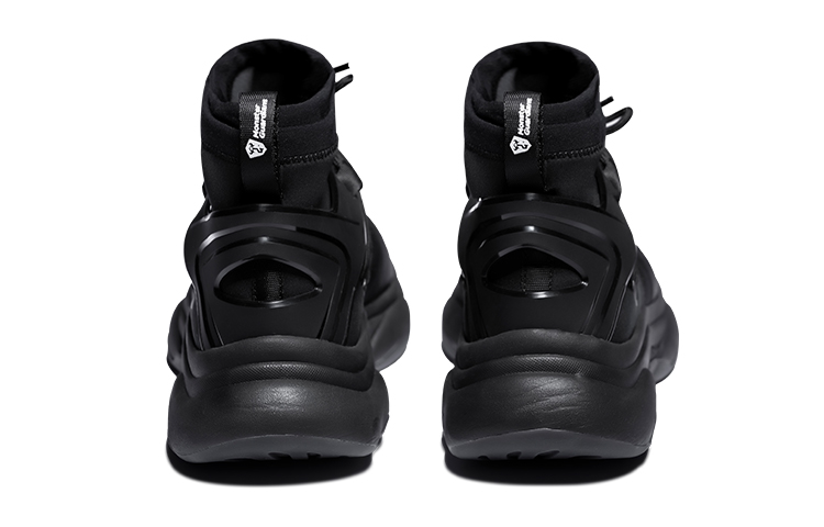 Monster Guardians Comfortable Cushioning Slip Resistant Abrasion Resistant High top Casual Running Shoes Men’s Black