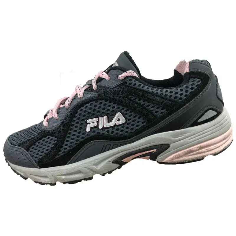 FILA Abrasion Resistant Lightweight Wear resistant And Lightweight Low top Running Shoes Women's Gray