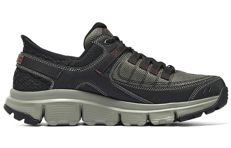 Skechers Hands Free Slip Ins Abrasion Resistant Breathable Low top Outdoor Shoes Men’s Black Green