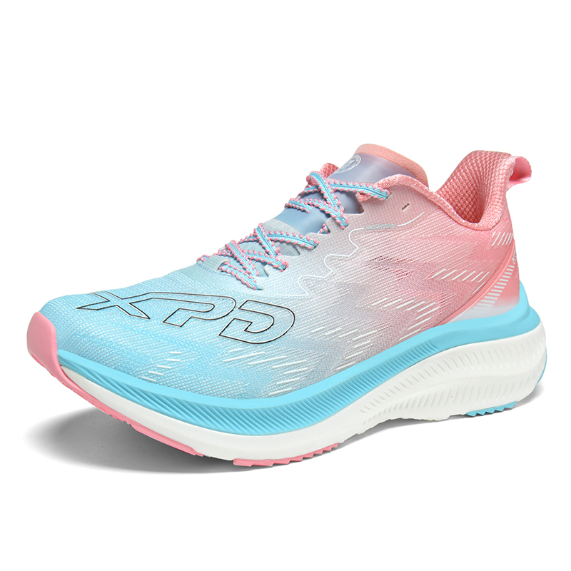 XPD Cushioning Breathable Lightweight Low top Full Length Carbon Plate Technology Sprint Running Shoes Unisex