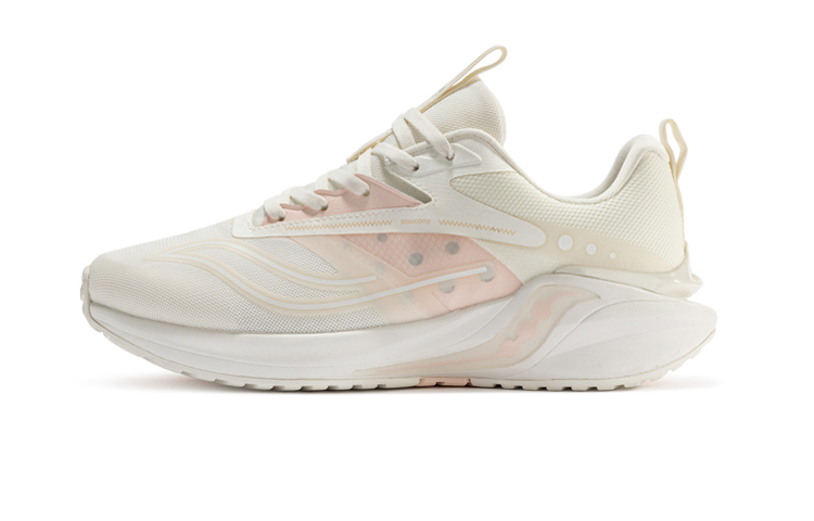 Saucony Coyote Hybrid Low top Running Shoes Women's White Pink