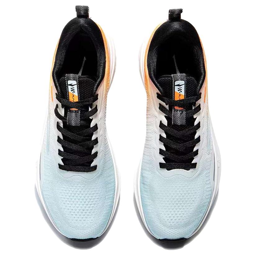 Erke Cushioning Slip Resistant Low top Running Shoes Men’s White Orange