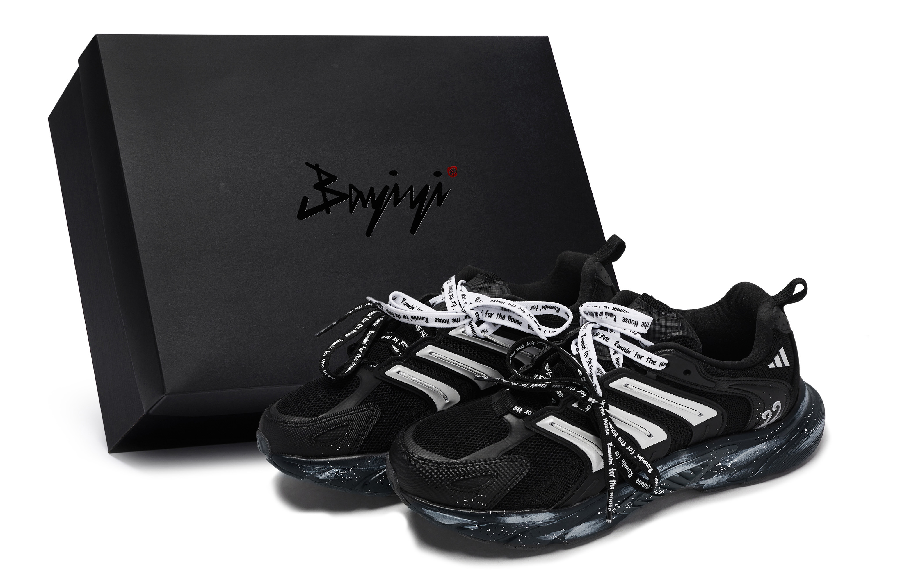 Adidas CLIMACOOL BOUNCE Slip Resistant Abrasion Resistant Low top Running Shoes Unisex Black White