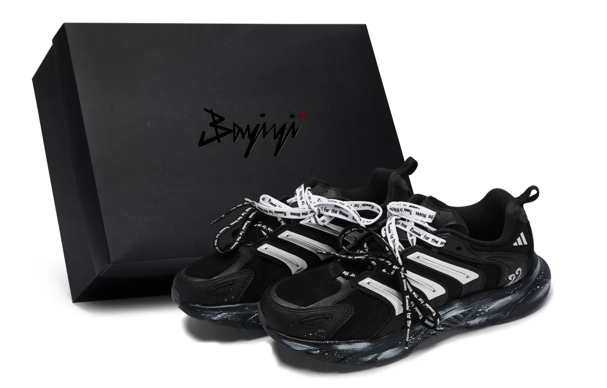 Adidas CLIMACOOL BOUNCE Slip Resistant Abrasion Resistant Low top Running Shoes Unisex Black White
