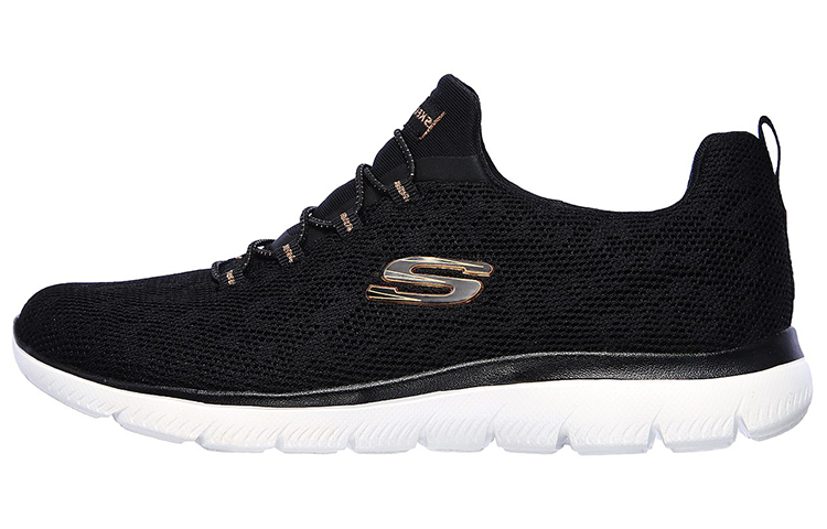 Skechers Summits Casual Mid top Running Shoes Women's Black White
