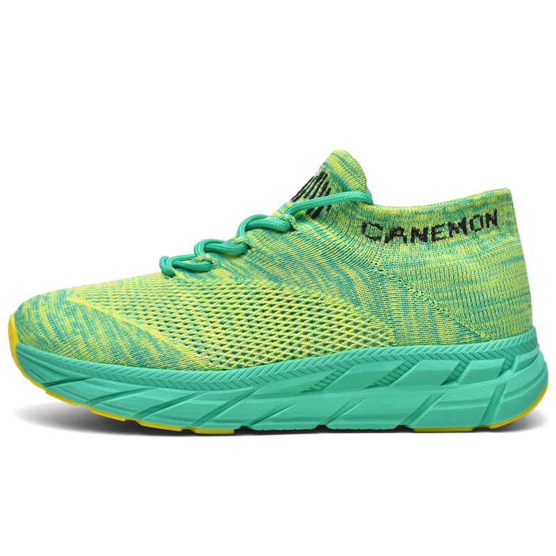 LINGHANGLUOTUO Slip Resistant And Breathable Coverage Mid top Sprint Running Shoes Men’s