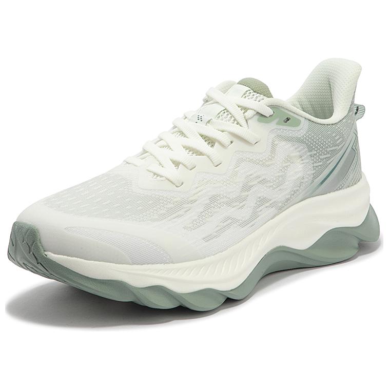 361° Cushioning Abrasion Resistant Cushioning, Wear Resistant Low top Casual Running Shoes Men’s White Green