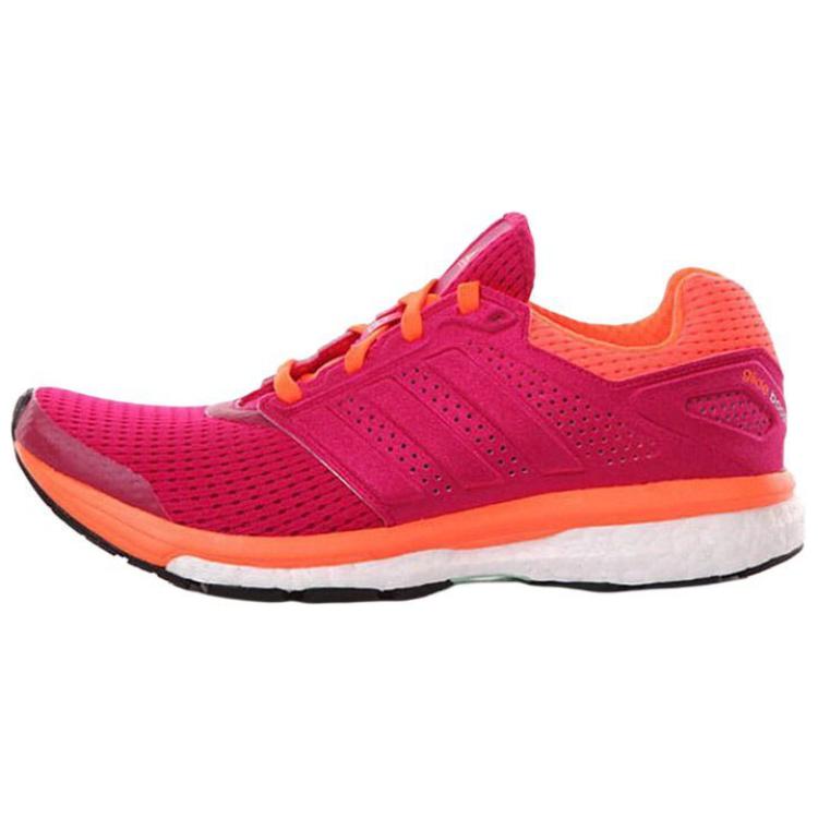 Adidas Supernova Soft And Comfortable Slip Resistant Abrasion Resistant Low top Casual Running Shoes Women’s Pink