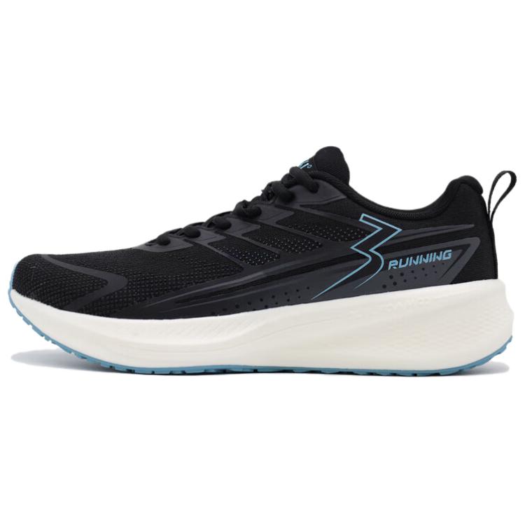 361° Cushioning Slip Resistant Low top Casual Training Sprint Running Shoes Men’s Black Blue White