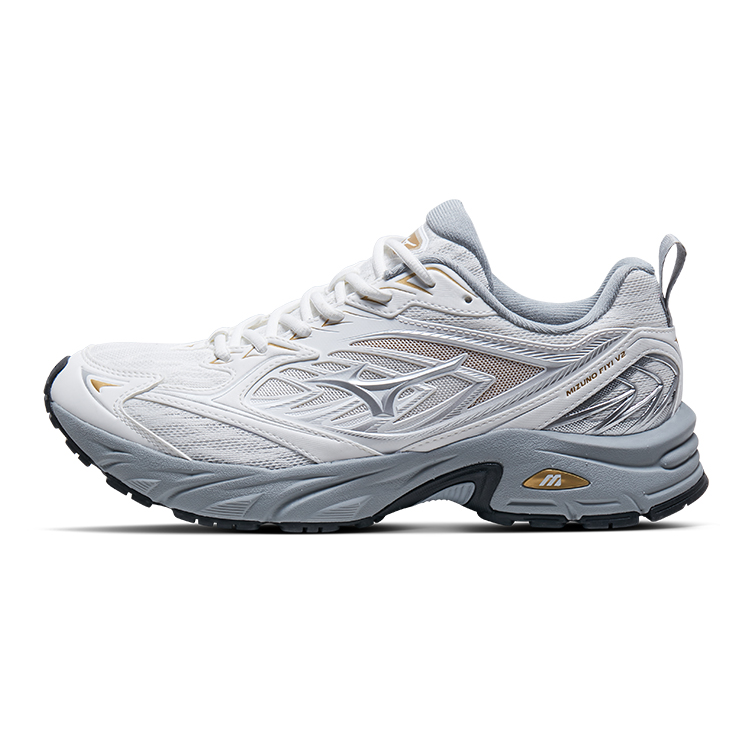 Mizuno FIYI V2 Slip Resistant, Abrasion Resistant, Breathable Low top Casual Running Shoes Unisex Ivory White