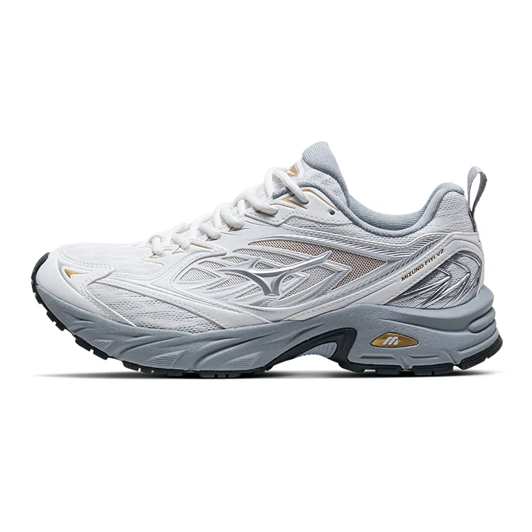 Mizuno FIYI V2 Slip Resistant, Abrasion Resistant, Breathable Low top Casual Running Shoes Unisex Ivory White