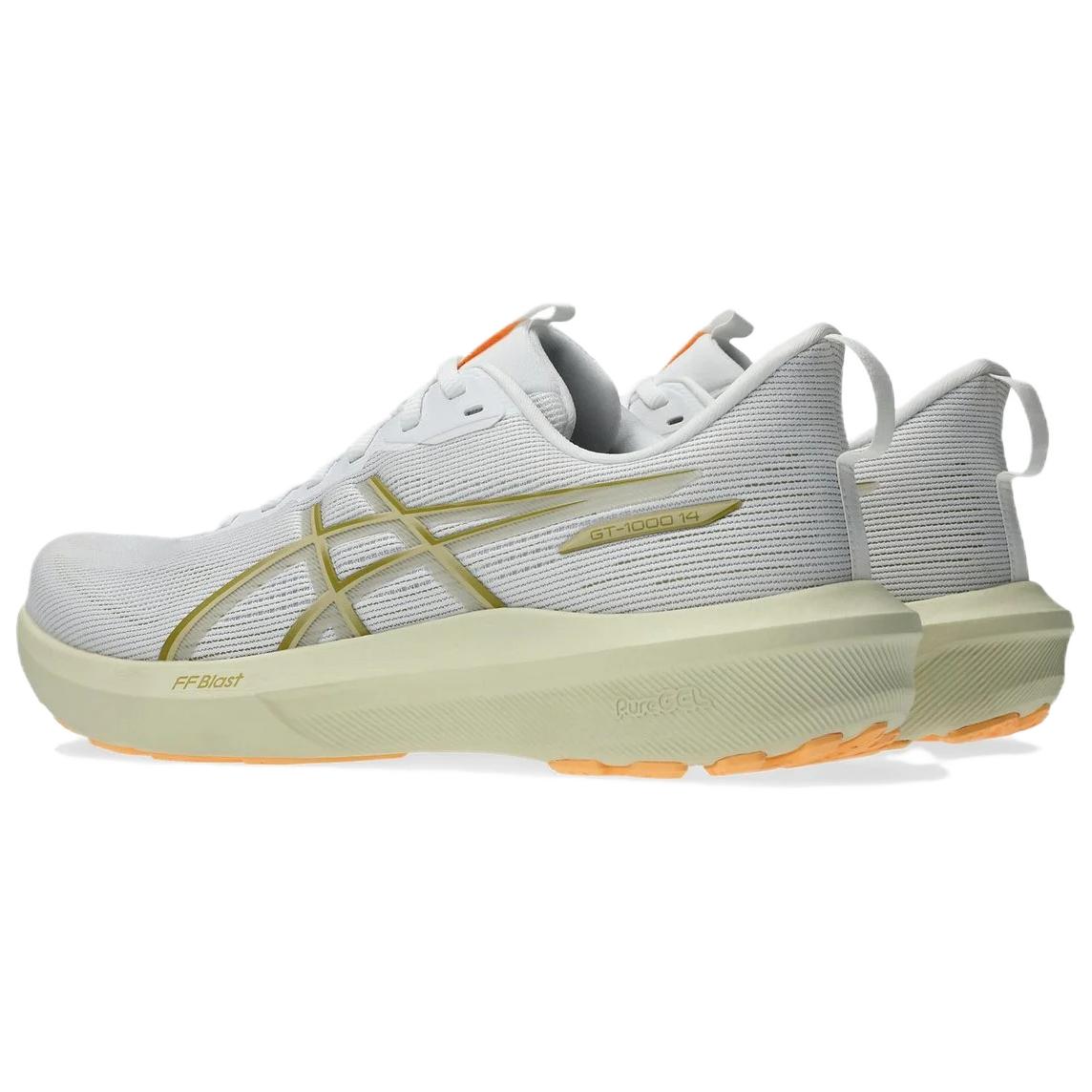 Asics GT 1000 14 Mesh Abrasion Resistant Breathable Low top Casual Running Shoes Men’s White