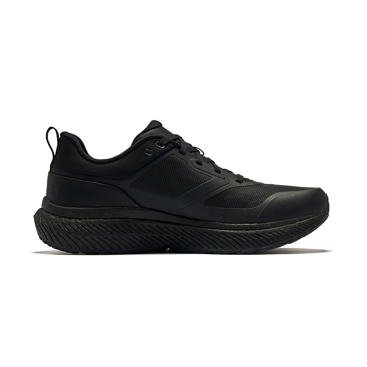 Saucony Mesh Cushioning Rebound Low top Casual Training Sprint City Commuting Running Shoes Unisex Black