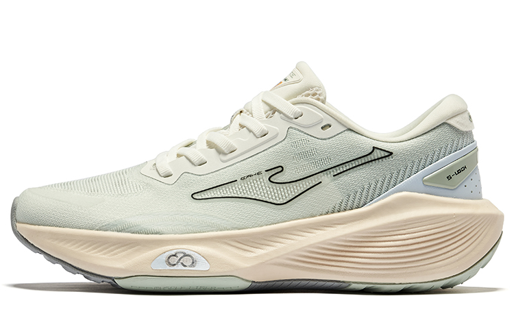 Erke Qidan 5.0 SE Cushioning Breathable Rebound Low top Running Shoes Women’s Sea Foam Green Microcrystal White