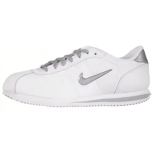 Nike Cortez Leather Tpu Swoosh White Silver
