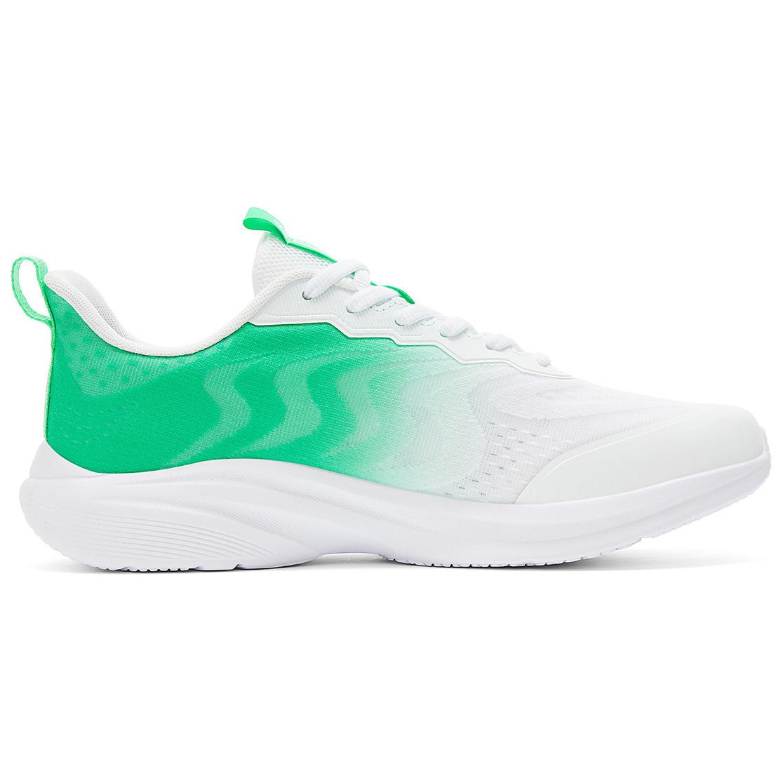 PEAK Abrasion Resistant Breathable Low top Casual Running Shoes Men’s White Green