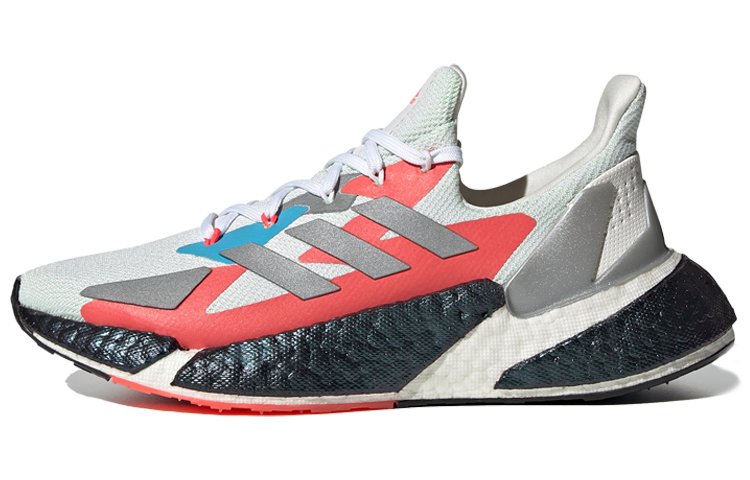 Adidas X9000l4 retro color matching sports low-top running shoes for women gray red black blue white