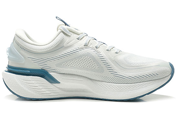 XTEP Cushioning Abrasion Resistant Breathable Running Shoes Men’s Sail White/Dusty Blue