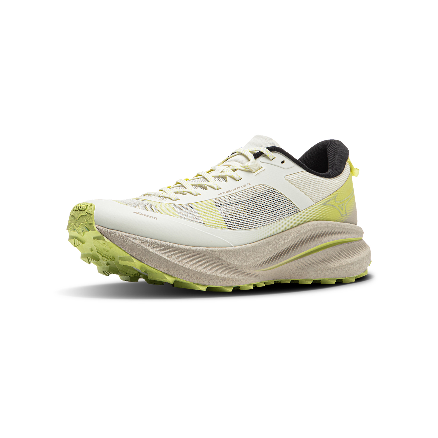Mizuno Fabric Slip Resistant And Breathable Slip Resistant And Breathable Low top Running Shoes Unisex Gray Yellow