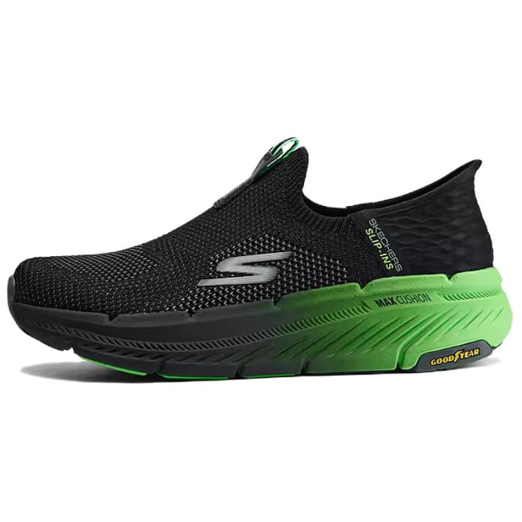 Skechers MEN’S GO Low top Running Shoes Men’s Black Green
