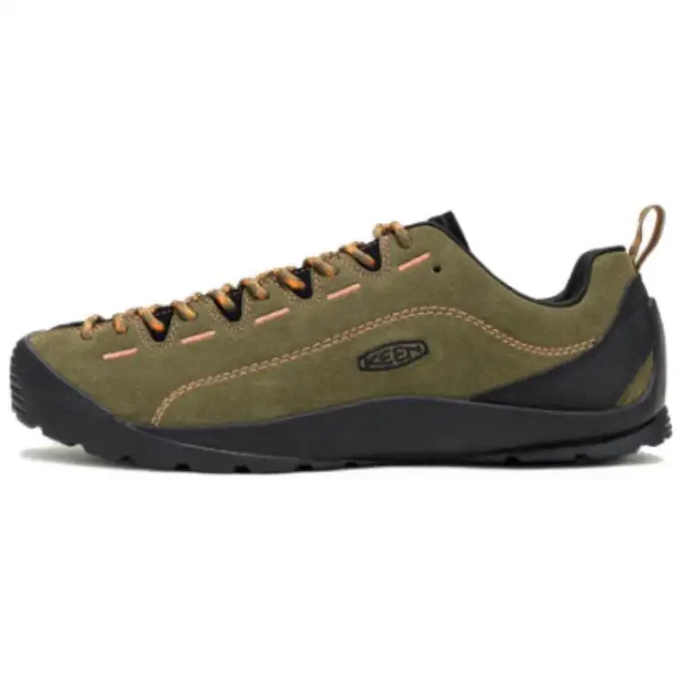 Keen Jasper Soft And Comfortable Slip Resistant Abrasion Resistant Low top Outdoor Shoes Men's Army Green