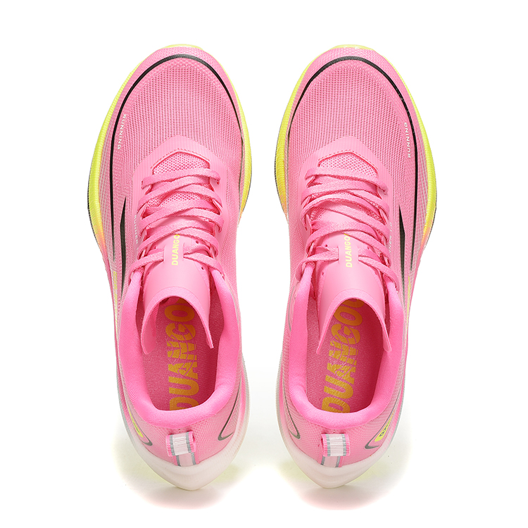 DUANGOU Cushioning Abrasion Resistant Breathable Lightweight Rebound Low top Sports Running Shoes Unisex